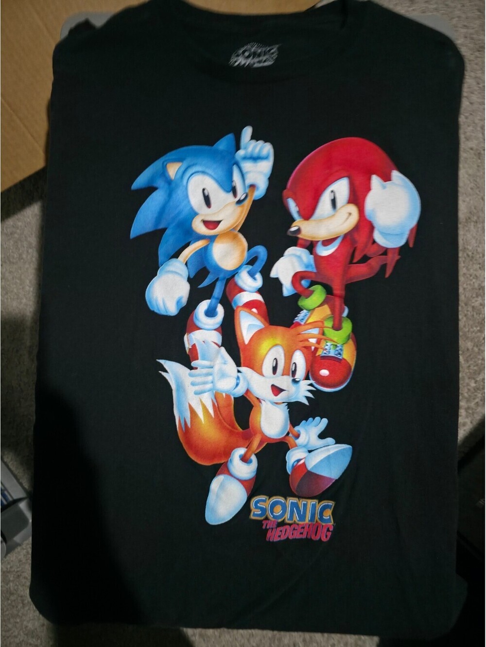 Sonic Knuckles Tails shirt Size XXL